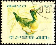 Corée Nord Poste Obl Yv: 650 Mi:665A Canard (Beau Cachet Rond) - Corea Del Nord