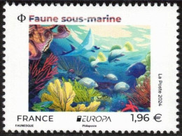 FRANCE 2024 - Europa - Faune Sous-marine - Neuf ** - Ungebraucht