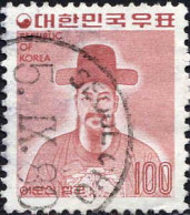 Corée Sud Poste Obl Yv: 879 Mi:1011 Général Lee Soon-Shin (Beau Cachet Rond) - Corée Du Sud