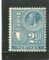 MALTA - 1926  2 1/2d  KGV  MINT - Malte