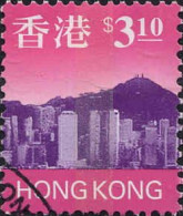 Hong-Kong Poste Obl Yv: 829 Vue De Hong-Kong (cachet Rond) - Usati
