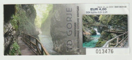 Carte D'entrée-toegangskaart-ticket: TD Gorje Prispevek Za Vzdrzevan Soteske Vintgar Zgornje Gorje (SLO) - Tickets D'entrée