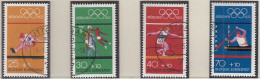 BRD  734-737, Marken Von Block 8, Gestempelt, Olympische Spiele München, 1972 - 1959-1980