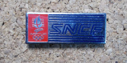 Pin's - Albertville 92 - SNCF (double Attache) - Olympic Games