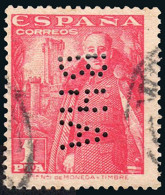 Madrid - Perforado - Edi O 1032 - "BHA" Grande (Banco) - Used Stamps