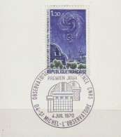 FRANCE : N° 1647 Oblitéré Sur Fragment TàD 1er Jour : 4.7.1970 St Michel L'Observatoire -04- (Série Touristique) - - Used Stamps