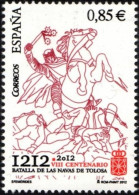 España 2012 Edifil 4704 Sello ** Centenario De La Batalla De Navas De Tolosa Michel 4677 Yvert 4381 Spain Stamp Timbre - Ongebruikt