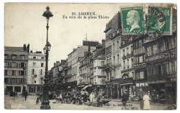 14 Lisieux -  Un Coin De La Place Thiers - Lisieux