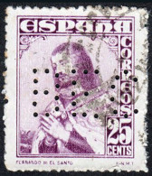 Madrid - Perforado - Edi O 1033 - "BEC" (Banco) - Usados