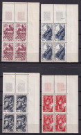 D 810 / LOT N° 823/826 BLOC DE 4 NEUF** COTE 18€ - Collections