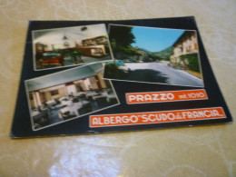 B866  Prazzo Cuneo Albergo Viaggiata Pieghine Angoli - Other & Unclassified