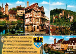 72846734 Wertheim Main Kittsteintor Haus Der 4 Gekroenten Burg Tauber Wertheim - Wertheim