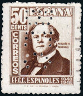 Madrid - Perforado - Edi O 1037 - "BEC" (Banco) - Usati