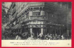75 - PARIS +++ Le Conflit Européen En 1914 +++ A L'étage Imprimeur E. Le Deley +++ - Other & Unclassified