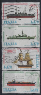 Italy 1978  Schiffsbau  (o) Mi.1609-1612 - 1971-80: Gebraucht