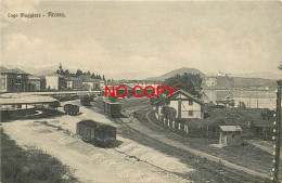 Italia Lago Maggiore ARONA. Stazione La Gare Avec Trains - Sonstige & Ohne Zuordnung