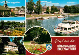 72846654 Bodenwerder Weisse Flotte Rathaus Kirche Kurpark Bodenwerder - Bodenwerder