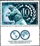 Israel Poste N** Yv: 377 Mi:439 50.Anniversaire De L'ICAO (Tabs) - Unused Stamps (with Tabs)