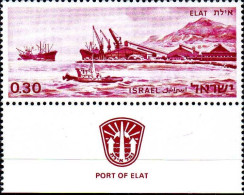 Israel Poste N** Yv: 371/373 Ports Modernes (Tabs) - Neufs (avec Tabs)