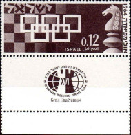 Israel Poste N** Yv: 263/264 16.Olympiades D'échecs (Tabs) - Unused Stamps (with Tabs)