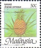 Malaisie Poste Obl Yv: 344 Nanas Ananas Comosus (Obl.mécanique) - Malaysia (1964-...)