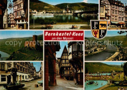 72846524 Bernkastel-Kues Panorama Burg Fachwerk Schwimmbad Bernkastel-Kues - Bernkastel-Kues