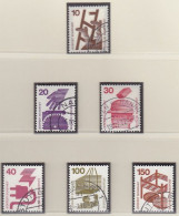 BRD  694-703 A, 773, Gestempelt, Unfallverhütung, 1971 - Usati