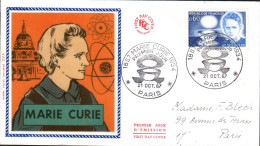 FDC 1967 MARIE CURIE - 1960-1969