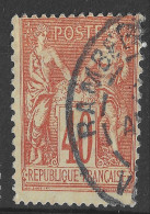 Lot N°7 N°94 Oblitéré Cachet à Date De VOSGES Rambervillers - 1876-1898 Sage (Tipo II)