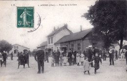 18 - Cher -  AVORD - Place De La Gare - Marins Militaires  - Avord