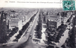 75 - PARIS 08 - Panorama Des Avenues Des Champs Elysées Et Friedland - Paris (08)