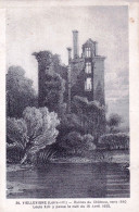 44 - Loire Atlantique -  VIEILLEVIGNE - Ruines Du Chateau Vers 1840 - Autres & Non Classés