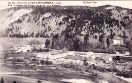 39 - Jura -  Environs De CHAMPAGNOLE - Vue Generale Des Forges De Syam Et Le Chateau - Champagnole