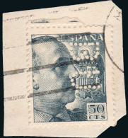 Madrid - Perforado - Edi O 1053 - Fragmento "BU" (Banco) - Used Stamps