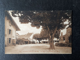 Monnetier La Place Et Le Monument Aux Morts - Autres & Non Classés