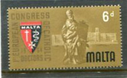 MALTA - 1964  6d  DOCTORS CONGRESS  MINT NH - Malta