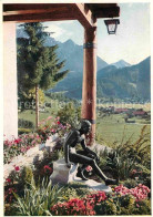 72846241 Hindelang Kurhotel Schwefel Moorbad Luitpoldbad Skulptur Alpenpanorama  - Hindelang