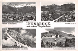 R332524 Innsbruck Mit Seinen Bergbahnen. KTV. Chizzali. Multi View - World