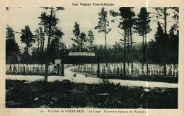 CPA  (88)    Environs De GERARDMER   LE LINGE  Cimetière Français Du Wettstein - Gerardmer