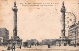 R332405 355. Paris. Les Colonnes De La Place De La Nation. The Two Columns At Th - World