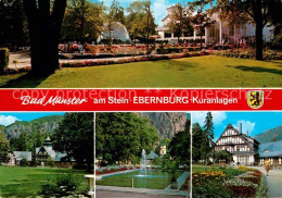 72846196 Bad Muenster Stein Ebernburg Kuranlagen Musikpavillon Kurpark Promenade - Autres & Non Classés