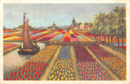 R332424 Flowers. Tulips. R. A. Postcard - World