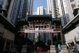 90s STREET SCENE HONG KONG HK CHINA 35mm  AMATEUR DIAPOSITIVE SLIDE NOT PHOTO FOTO NB4118 - Diapositives (slides)