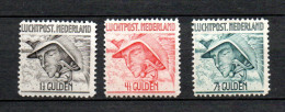 Niederlande 1929 Satz 225/27 Flugpostmarken Merkurkopf Postfrisch - Airmail