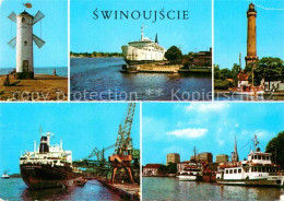 72846044 Swinoujscie Swinemuende Leuchtturm Hafen Windmuehle Swinoujscie Swinemu - Poland