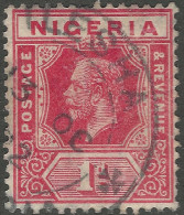 Nigeria. 1921-32 KGV. Die I. 1d Used. Mult Script CA W/M.SG 16. M5053 - Nigeria (...-1960)