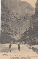 GRAND CAÑON DU VERDON  (Alpes-de-Haute-Provence):  L'Etroit Des Cavaliers - Touristes - Other & Unclassified