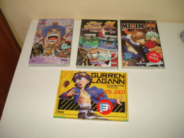 C56(13) / Lot 4 Mangas NEUF -  One Piece - Gurren Lagann - Mixim 11 - Eya Shield - Mangas Versione Francese