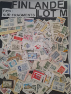 FINLANDE, VRAC, 75 G , LOT M , SUR FRAGMENTS ,MODERNES + ANCIENS , GRANDS FORMATS FINLAND， 散装 75 克 ， 批次 M ， 在碎片上，现代 + 古 - Lots & Kiloware (mixtures) - Max. 999 Stamps