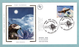 FDC France 1997 - Nature De France - Parc Des Ecrins - Aigle Royal Et Chardon Bleu YT 3054 - 05 Briançon - 1990-1999